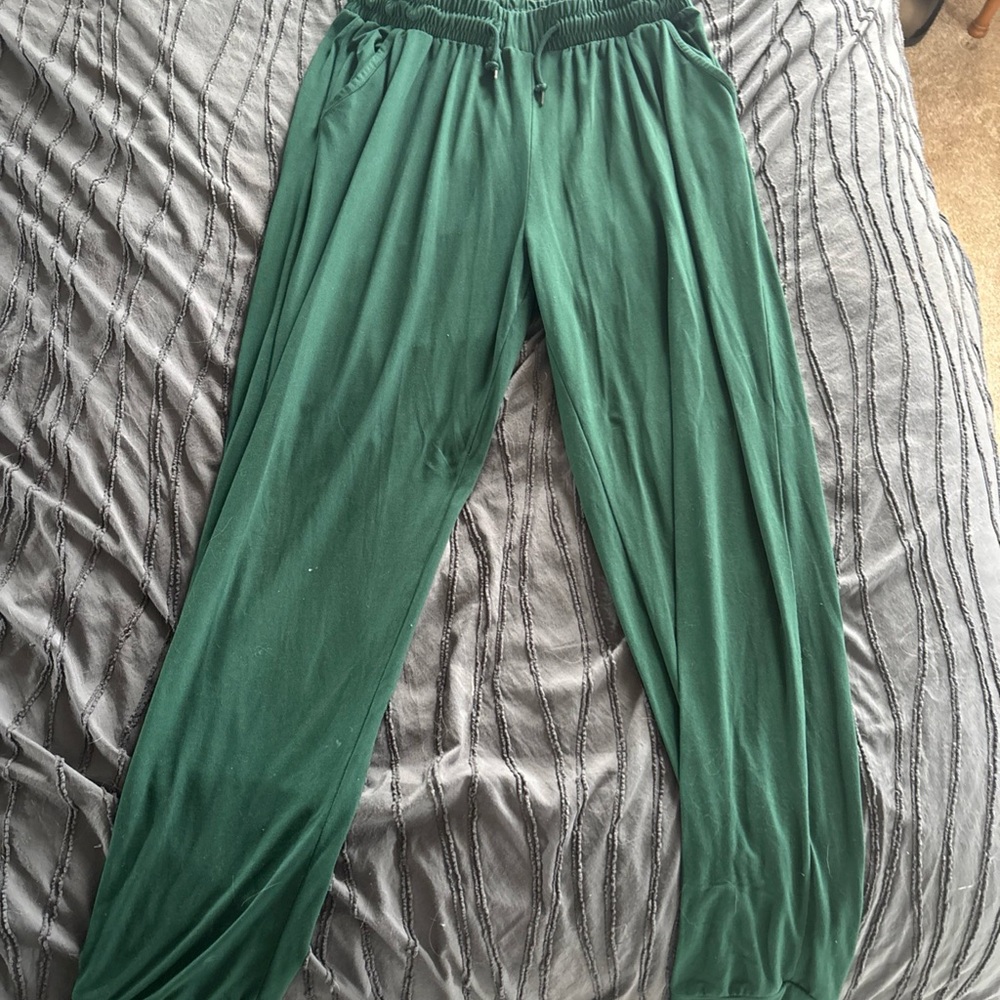 Green Lounge Pants